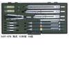 Drapas German Drafting Tool Set, 12 Pieces, 19 Items, 01476