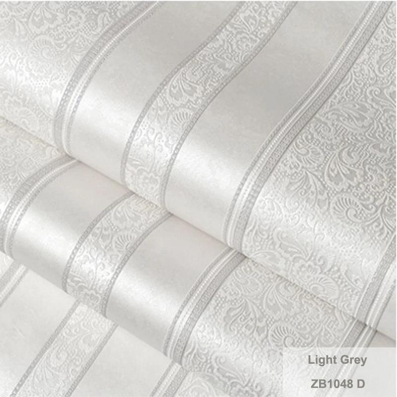 

Современные европейские 3D тисненые обои в полоску из нетканого материала в рулоне для гостиной, спальни, фоновые обои, украшение дома 3m x 53cm