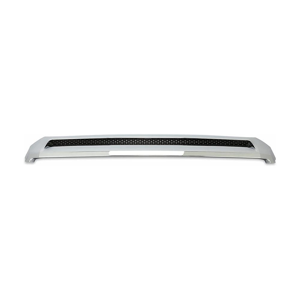 Chrome Front Upper Hood Bulge Molding Grille Trim For 2014-21 Toyota Tundra