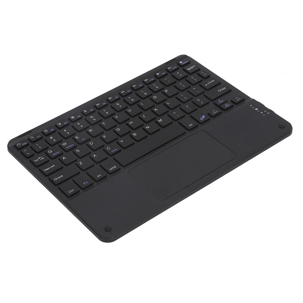 Wireless Keyboard Touch MultiFunction External Computer Accessories 10in(Black )