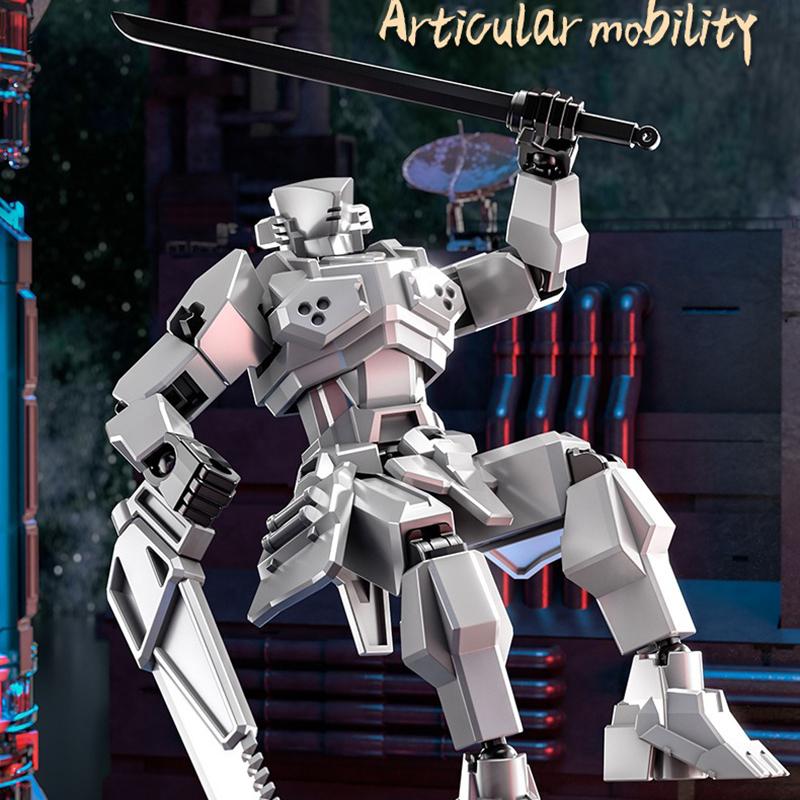 3D Printed Knight Mannequin Dummy Multi-Jointed Movable Shapeshift Robot Warrior 13 Action Figure Ornament Decoration For Kids