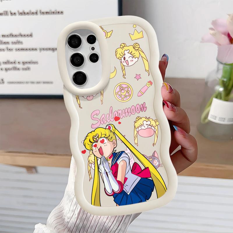Cute Sailor-Moons Anime Case for Xiaomi Redmi Note 11 Pro 5G 12 13 11 Pro Plus 10S 10 8 9 Pro 9S 10 Lite13 5G Shockproof Cover