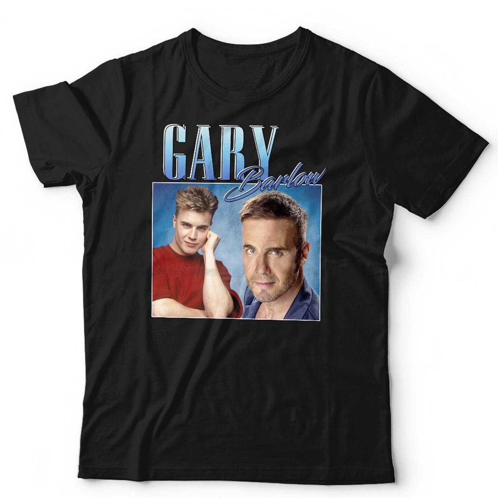 T-shirt Gary Barlow Apprezzamento Unisex e Omaggio Throwback Stag Hen Do Divertente