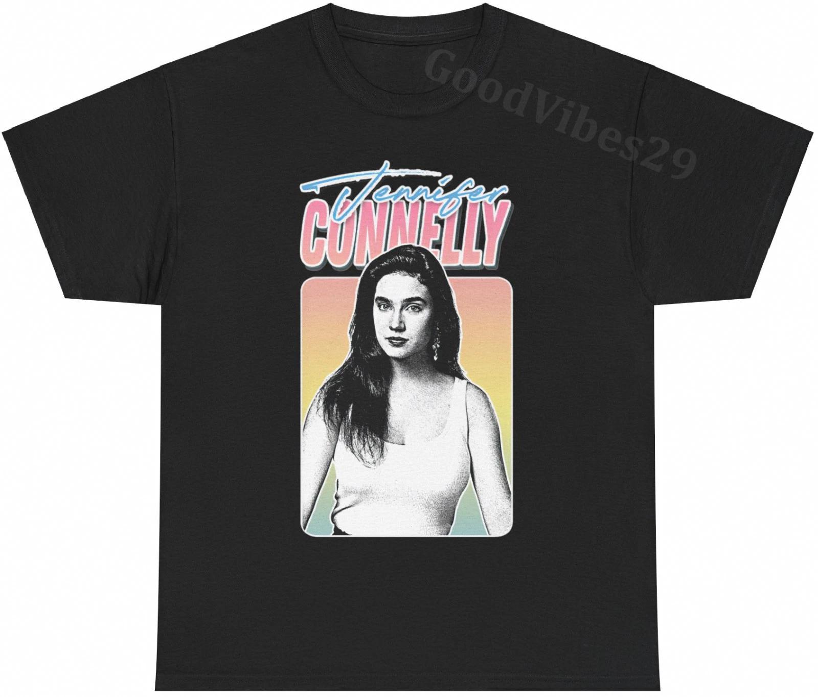 Jennifer Connelly Vintage Aesthetic Look Retro T-Shirt S-5XL Men Women Unisex S