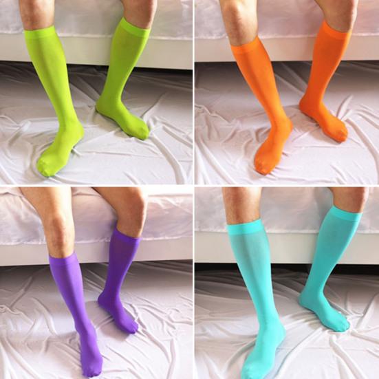 Tube Socks Smooth Sweat-absorbing Soft Knee High Invisible Seamless Tube Socks Daily Wear