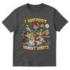 I Support Unisexs Sports Funny Meme Graphic Tshirts Unisex Unisex Fashion Hip Hop Cotton Short Sleeve Tshirt Casual Streetwear