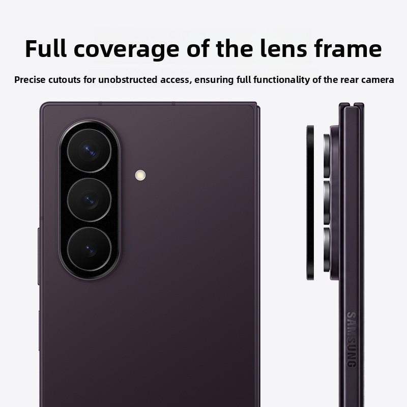 Black Metal Camera Lens Screen Protector for Samsung Galaxy Z Fold8 Ultra Camera Lens Film Case For Z Fold8 Protective Film 4
