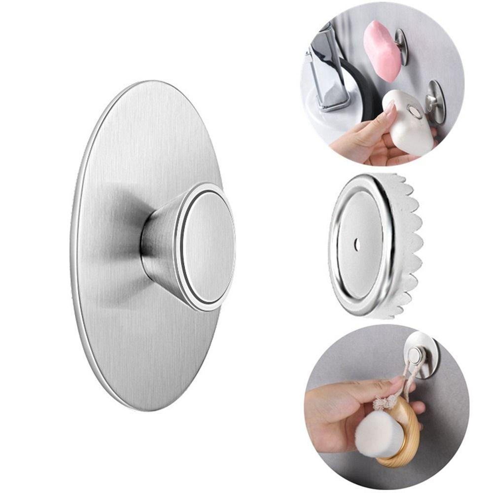 Bathroom Accessories Magnet Suction Hook Drain Rack Soap Shelf Soap Organizer Soap Dish Soap Holder