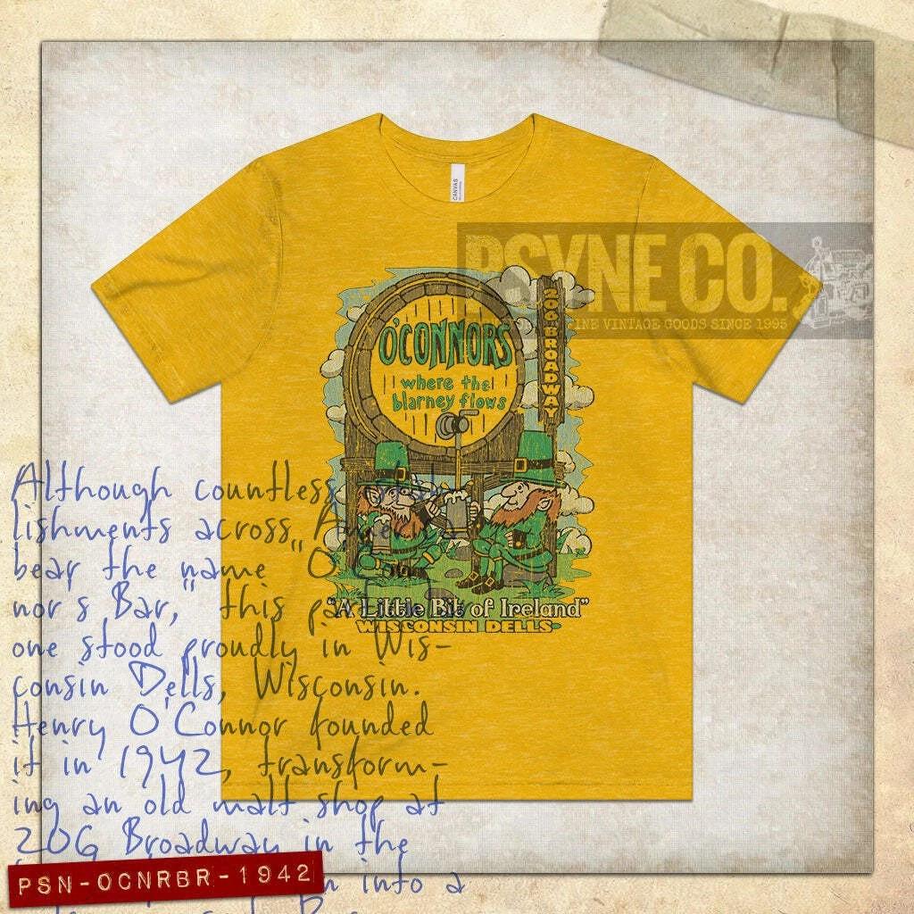 O Connor s Bar Wisconsin Dells 1942 Vintage Men s T shirt 4XL