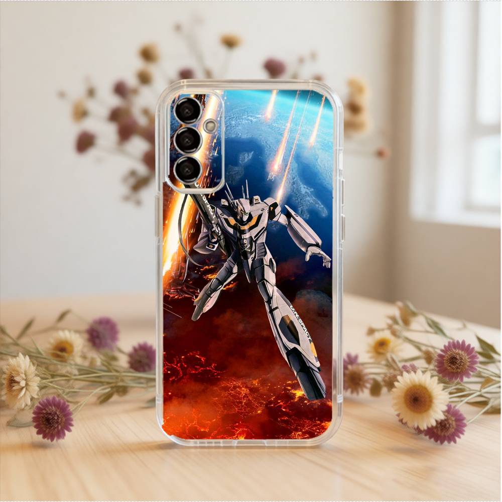 Robotech Macross Phone Case Transparent Silicone Soft For SamsungA10,12,20,21S,30,31,40,50,51,52,70,71 Samsung a10