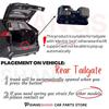 Auto Pop-Up Trunk Struts for SEAT León Mk3 5F 2012-2020 Hatchback 494mm Automatic Opening Gas Lift Supports with Springs Boot