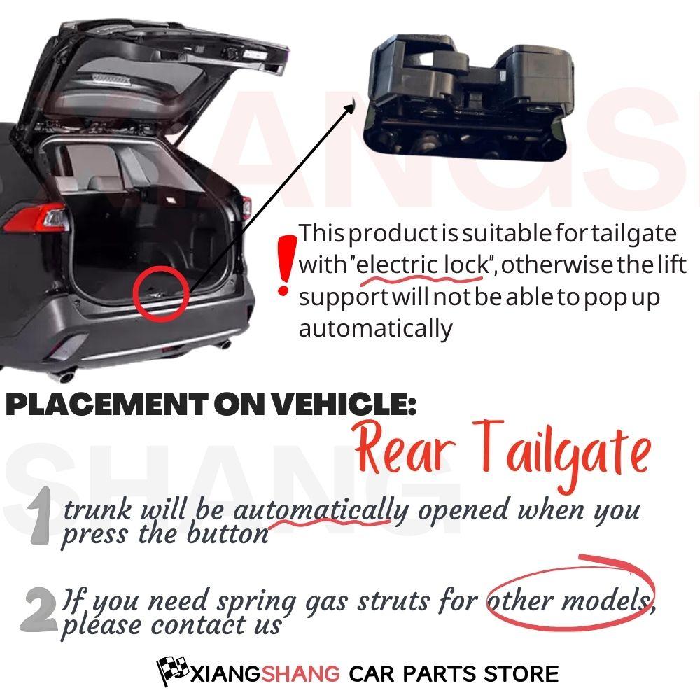 Auto Pop-Up Trunk Struts for SEAT León Mk3 5F 2012-2020 Hatchback 494mm Automatic Opening Gas Lift Supports with Springs Boot