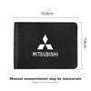 Auto Driver License Cover Suede Leather Car Driving Documents Case Credit Card Holder For Mitsubishi Eclipse Outlander ASX Colt