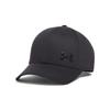 UNDER ARMOUR Cap UA Sports Style Metal Adjustable Black Silver ONESIZE