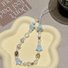 INS Star Pearl Beads Phone Wrist Srtap Chain Trendy Pendant Universal Accessories Bracelet Hanging Rope For Girl Pendant