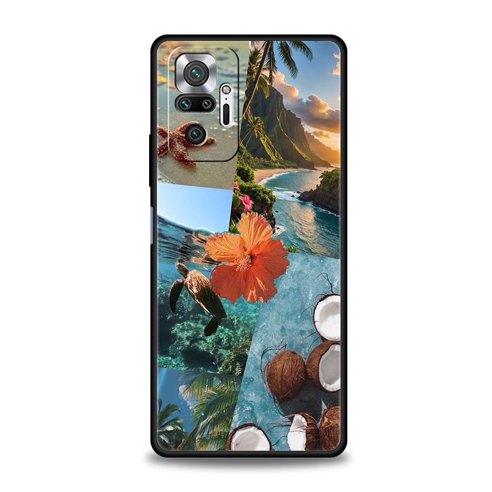Summer Colorful Flower Phone Case For Xiaomi Redmi Note 15 14 13 12 5G 11 10 Pro Plus 4G 9S 14C 13C 12C 10C Soft TPU Cover