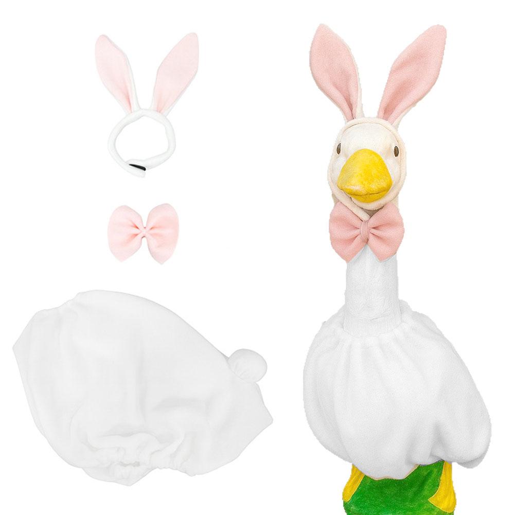 

Porch goose costume Easter Bunny Goose Outfit Spring Lawn Porch Goose Statue Clothes for Outdoor Yard Art Decoration