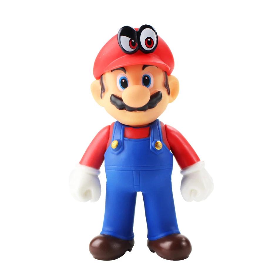 Super Mario Bros Zeichentrickfiguren Modell Geburtstagsgeschenk Anime Figuren Luigi Yoshi Mario Kreatives Sammlermodell Spielzeug.*