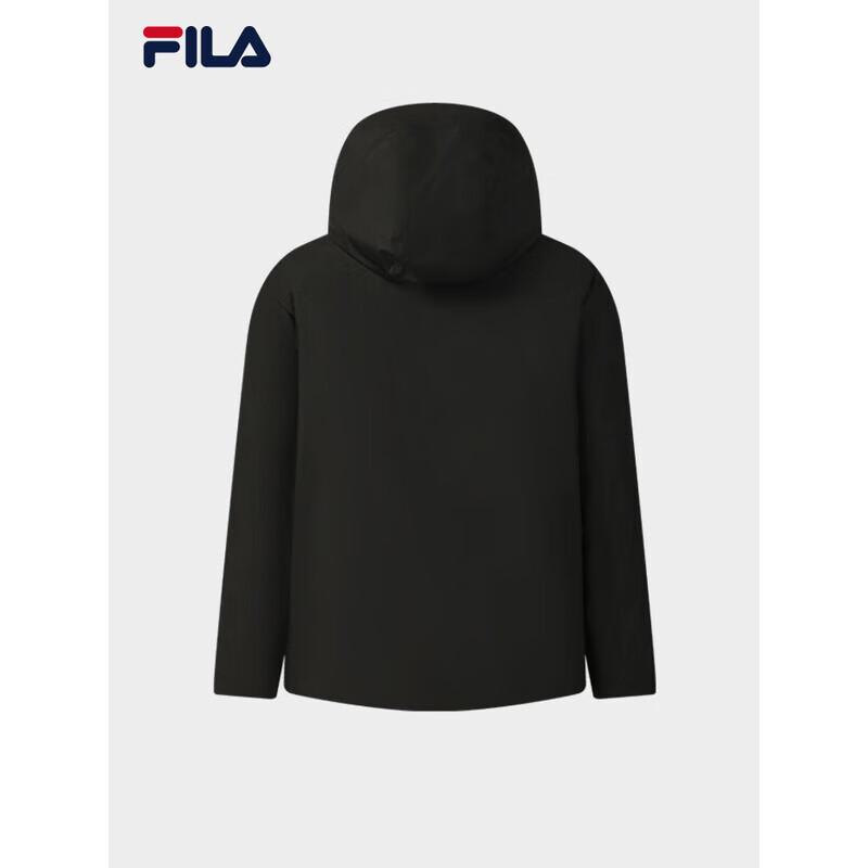 FILA Men's 95% Goose Down Hooded Puffer Jacket