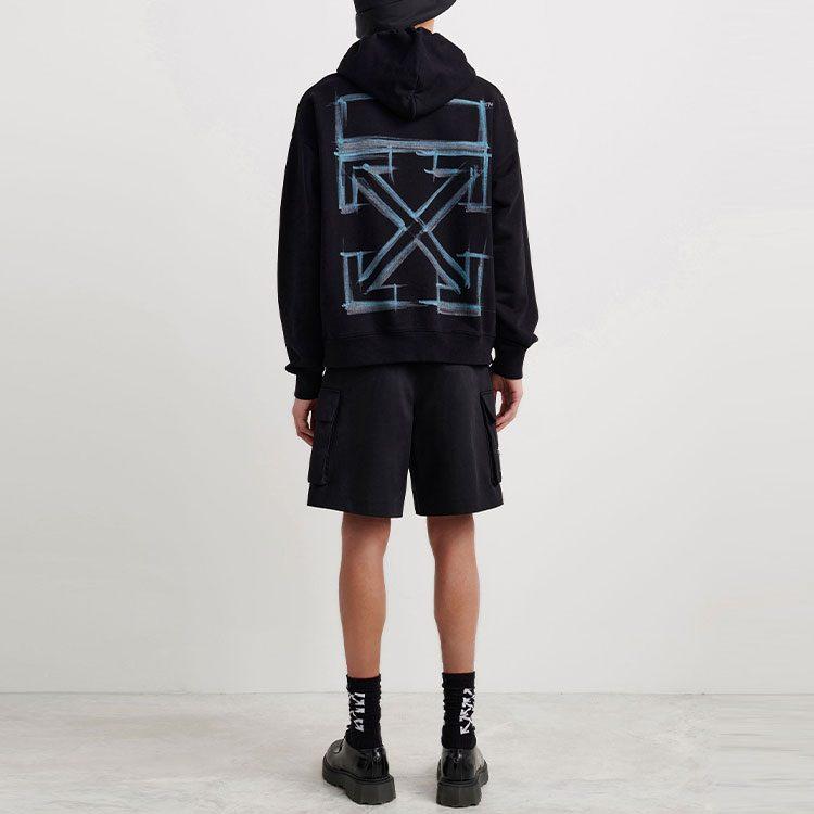 OFF WHITE Marker Skate Hooded Sweatshirt OMBB085F21FLE0181084