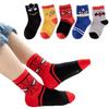 Spider-man Cotton Boys Socks With Cute Cartoon Pattern For Fun And Comfortable Wear