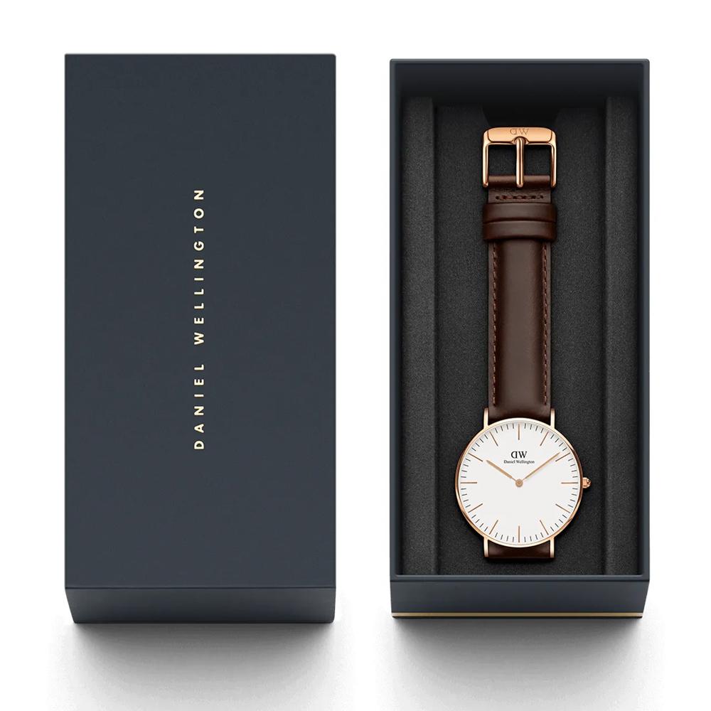 Danielwellingteon Classic Bristol Brown Leather Watch