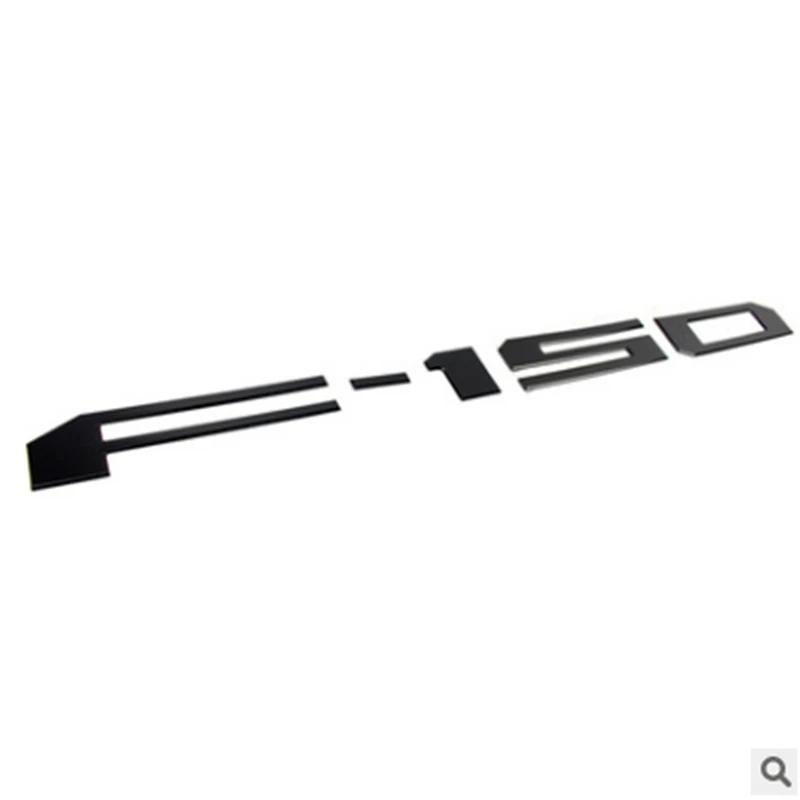 Rear door badge with built-in font badge sticker 3D car tuning for F150, F-150 lettering for rear trunk name plate stickers accessories