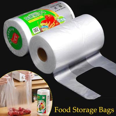 3 גדלים שקיות אחסון מזון עם ידית שמירה על טריות שקיפות רול שמירה על טריות שקיות פלסטיק של שקיות שומר מזון ואקום