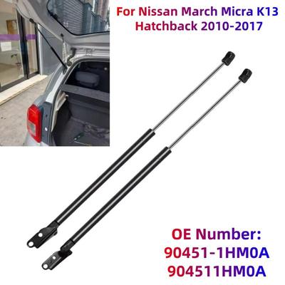 Dla Nissan March Micra IV K13 Hatchback 2010-2017 Tylna Klapa Bagażnika Amortyzatory Gazowe Podpory Sprężyna 90451-1HM0A Części Zamienne