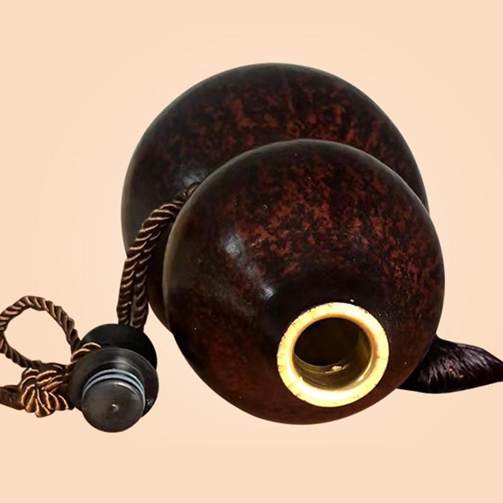 Bottiglia di Zucca Ornamento di Zucca Artigianato Portatile per Campeggio Tavolo Ufficio