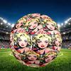 Marilyn Monroe Print Size 5 Soccer Ball, PU Wear Resistant Football for Match Training and Daily Practice, Birthday Gift for Soccer Fans
