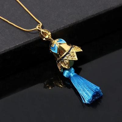 Oyun Genshin Darbe Scaramouche Cosplay Kolye Wanderer Balladeer Unisex Kunikuzushi Küçük Çan Kolye Takı Aksesuarları