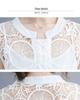 Retro Embroidered Lace Sleeveless Vest Dress Set - Plus Size, Hollow-Out, Two-Piece, Summer Loose Fit.