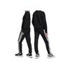 Adidas Long Pants With Drawstring Elastic Waist Soft Comfortable Fashionable Breathable Kids bottoms Black JD6500