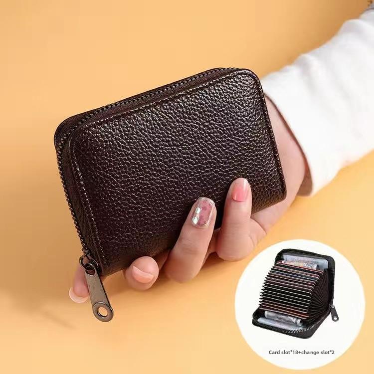 1Pc Card Bag, Male Anti-theft Brush, High-end Card Bag, Large-capacity Anti-degaussing ID Card Clip, Ultra-thin Card Cover, Small Female Card Bag.
