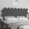 VidaXL Headboard Grey 159.5x3x80.5 Cm Solid Pine Wood 819232