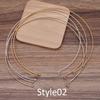 5pcs Metal DIY Wedding Headband Bride Coil Hairwear Hairband Head Hair Band Base Collar Neckwear Necklace Jewelry Components