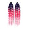 European Style Gradient Lantern Bubble Ponytail: Fashionable Women's Long Hand-woven Braid