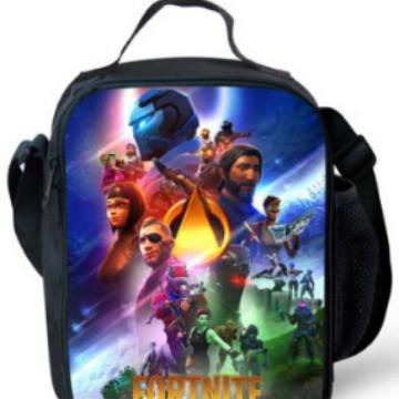 Sonic Lunch Bag Student Picnic Bag Oxford Cloth Cartoon Printed Portable Lunch Box Bag