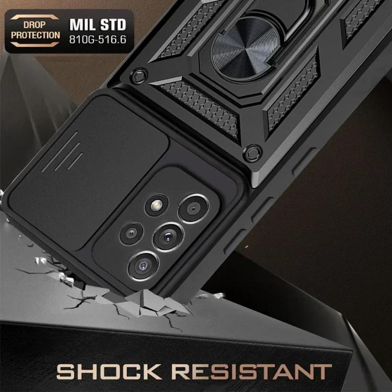 Kickstand Bumper Phone Case for Samsung Galaxy S25 S24 S23 S22 S21 S20 Plus Note 20 Ultra A54 5G S23 S20 FE Bumpers Cover