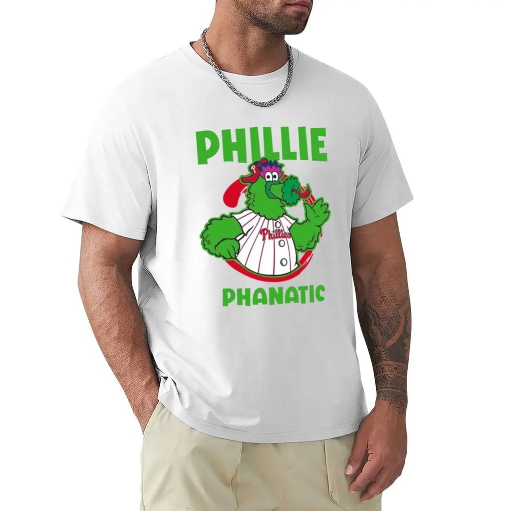 Schweiß-T-Shirts Hippie-Kleidung Herren Grafik-T-Shirts Neue Mode Schwergewicht Vintage Sommer Streetwear phillies phanatic grünes T-Shirt