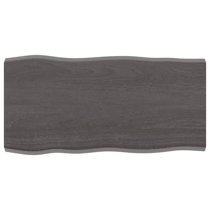 VidaXL Table Top Solid Oak Wood Treated Matching Edge 364005