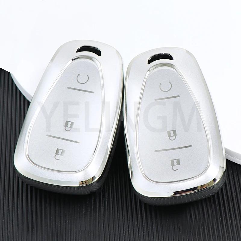 TPU Remote Car Key Case Cover For Chevrolet Onix Equino Orlando Cruze Spark Sonic Camaro Volt Bolt Trax Malibu  Traverse Blazer