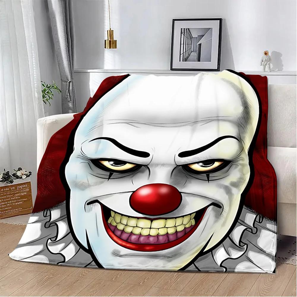 Horror Movie Halloween Printed Blanket Picnic Warm Soft Comfortable for Home Travel Bed Birthday Gift