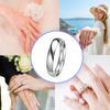 Ring Leicht Tragbar Langlebig Geschenk Fingerringe Robust Unisex Schlicht Wasserdicht Kleine Größe Schmuck Frauen Festival