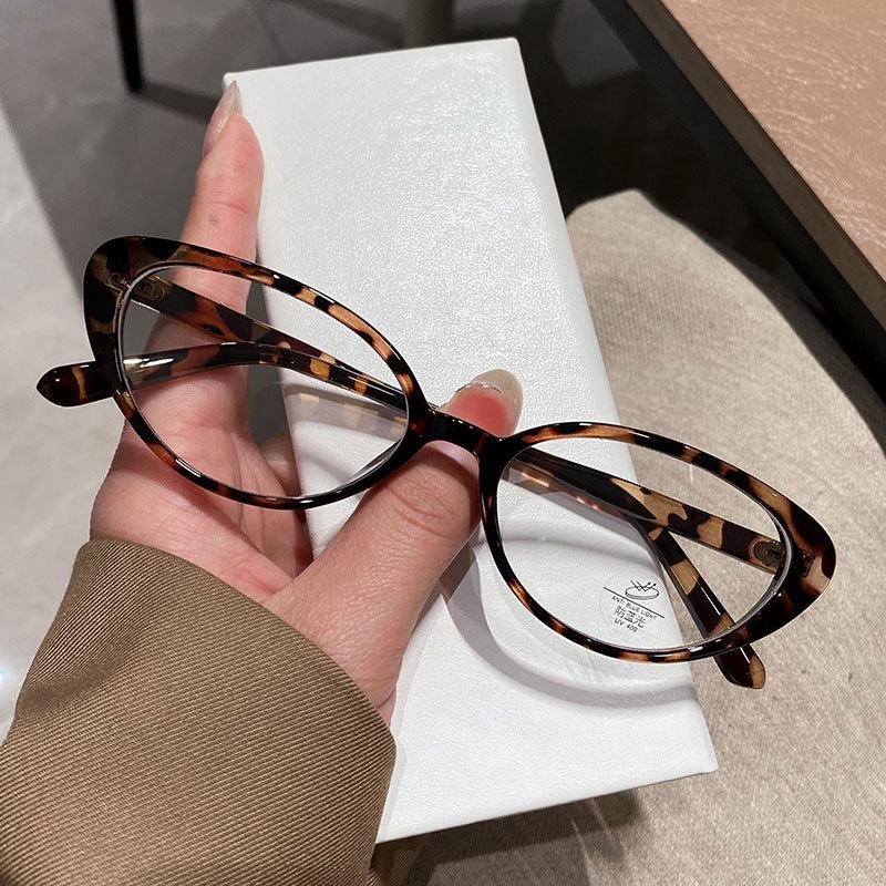Ins Cat Eye Glasses Fashion Simple Small Frame Anti Blue Light Computer Eyewear Optical Eyeglasses Nearsighted Frame Unisex