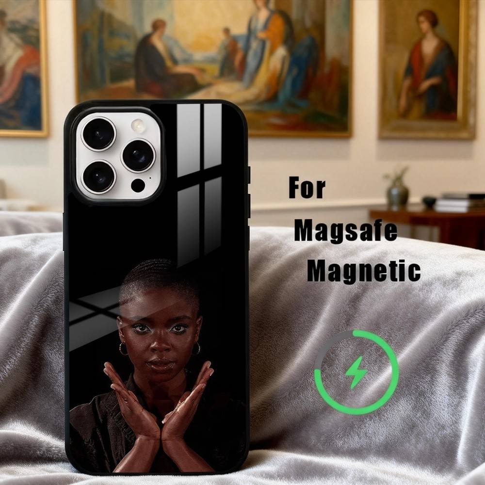 Radiant J-Joy S-Sunday Actress Phone Case For iPhone17,16,15,14,13,12,11 Plus,For Magnetic Wireless Charge Cover