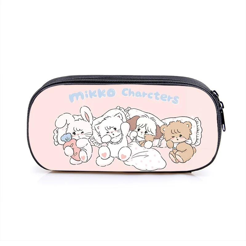 

Mikko Pencil Bag Anime Pencil Cases Canvas Kawaii Stationery Box Children s Office Student School Supplies Stationary