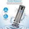 (Stainless Steel) Automatic Soap Dispenser with Infrared Motion Sensor, Waterproof Base and Adjustable Switch Suitable for Bathroom, Kitchen, Hotel, R