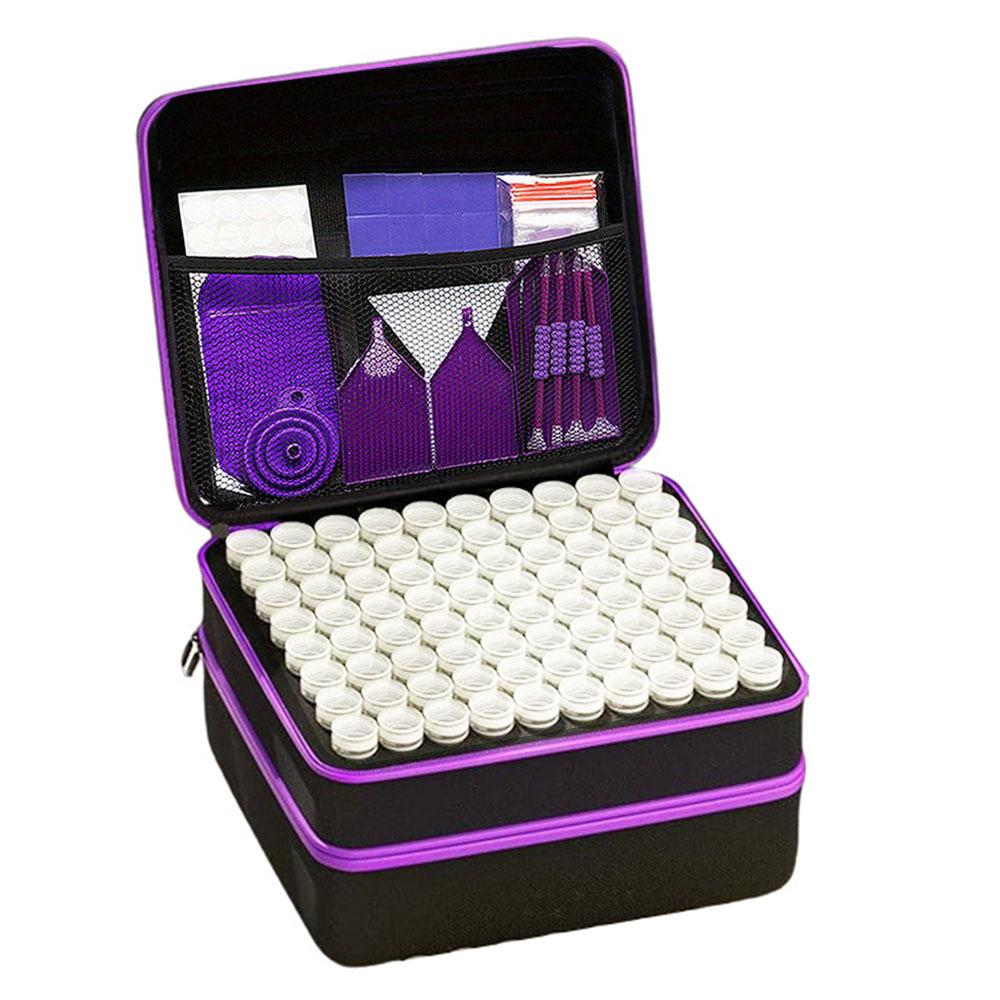 30/60/120/240 Jars DIY Diamond Painting Multifunctional Storage Box, Nail Art Jewelry Rhinestone Mosaic Storage Container